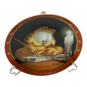 Vintage The Garfield Collectors Plates "Dear Diary Series" The Charming Cat